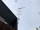 茨城県守谷市　台風15号対応　アンテナ復旧工事