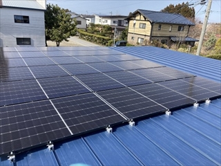 光システム 太陽光発電システム設置工事施工事例2