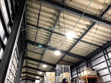 倉庫内水銀灯をLED照明に交換