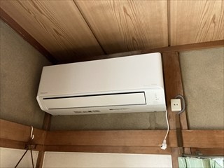 千葉県流山市 家庭用エアコン・専用コンセント工事1