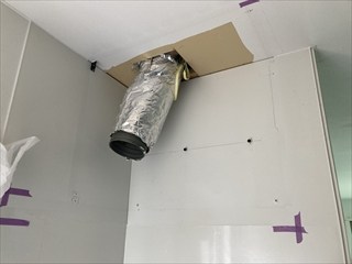 茨城県つくばみらい市 家庭用レンジフード交換工事3