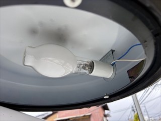 茨城県取手市 オフィス用外灯ＬＥＤ化工事1