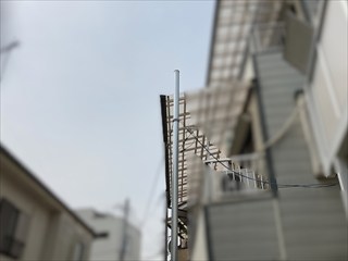 茨城県取手市 引込ポール建替え工事4