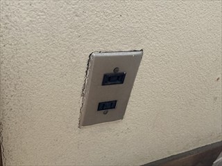 千葉県野田市 コンセント複数交換工事1