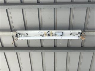 茨城県つくば市　マンション用駐車場照明交換工事