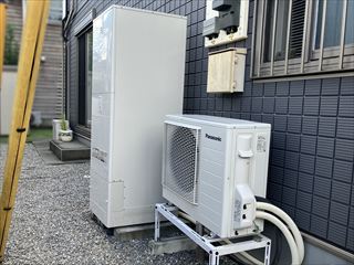 茨城県常総市 家庭用エコキュート交換工事