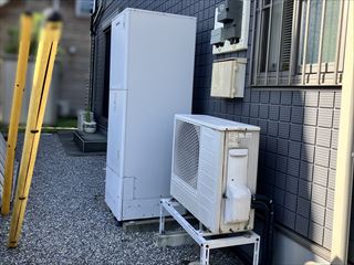 茨城県常総市 家庭用エコキュート交換工事