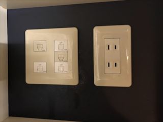 千葉県柏市　家庭用LANケーブル引換＋コンセント増設工事