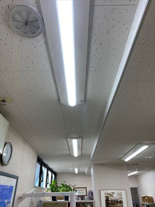 医療施設照明器具交換工事