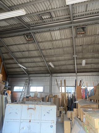 高天井照明器具交換工事