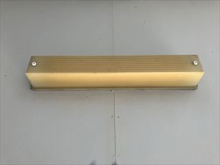 茨城県つくば市　アパート用ドアホン交換、共用灯交換工事