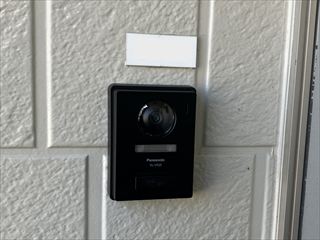 茨城県つくば市 アパート用ドアホン交換、共用灯交換工事