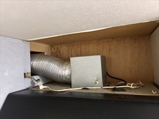 茨城県取手市　家庭用レンジフード交換工事