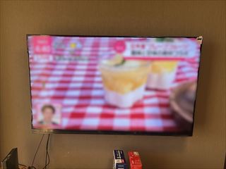 千葉県柏市　家庭用テレビ壁掛け交換工事