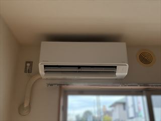 茨城県取手市　マンション用エアコン・換気交換工事