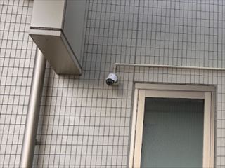 千葉県柏市　業務用防犯カメラ設置工事