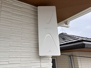 茨城県牛久市　家庭用平面アンテナ設置工事