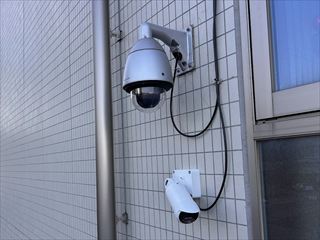 千葉県柏市　業務用防犯カメラ設置工事