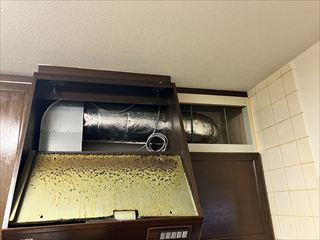 千葉県柏市　家庭用レンジフード交換工事