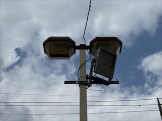 茨城県守谷市　夜間訓練用照明灯設置工事