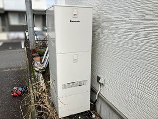 茨城県守谷市　家庭用エコキュート交換工事
