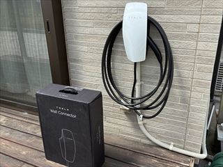 茨城県小美玉市　家庭用テスラウォールコネクター設置工事