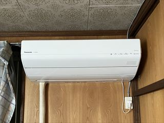 千葉県流山市　家庭用エアコン交換・エアコン専用コンセント設置工事