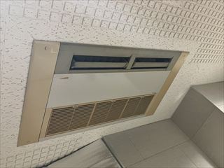 茨城県常総市　家庭用パッケージエアコン交換工事