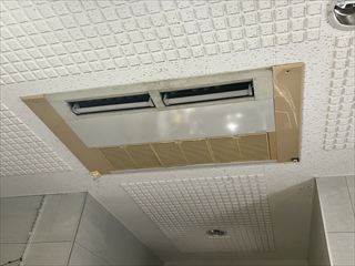 茨城県常総市　家庭用パッケージエアコン交換工事