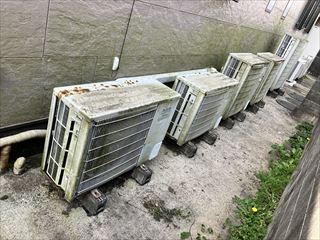 茨城県常総市　家庭用パッケージエアコン交換工事