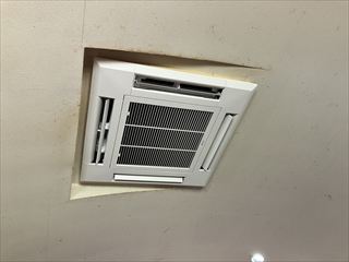 茨城県常総市　家庭用パッケージエアコン交換工事