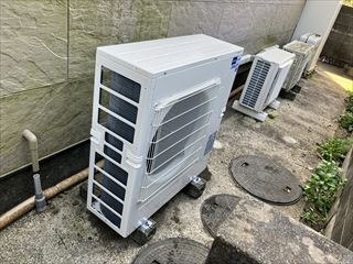 茨城県常総市　家庭用パッケージエアコン交換工事