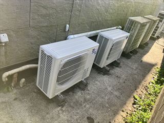 茨城県常総市　家庭用パッケージエアコン交換工事