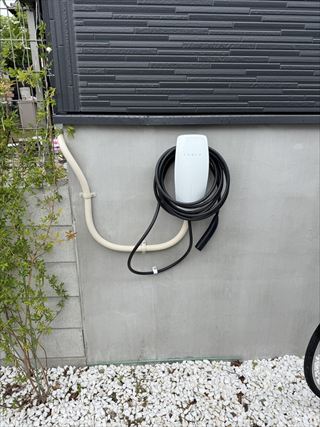 家庭用テスラウォールコネクター設置工事