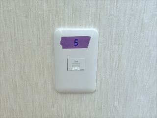 茨城県守谷市　オフィス用LAN敷設工事