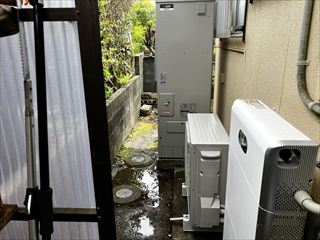 宮崎県宮崎市　エコキュート交換工事