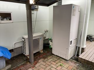 宮崎県宮崎市　エコキュート交換工事