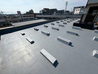 神奈川県大和市　マンション用ハンファジャパンの11.28kW 太陽パネルのみ設置工事