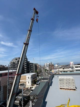 神奈川県大和市　マンション用ハンファジャパンの11.28kW 太陽パネルのみ設置工事