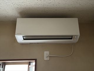 茨城県常総市　家庭用エアコン交換・専用回路設置、分電盤交換工事