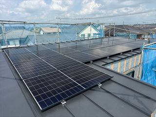茨城県　太陽光発電システム設置工事