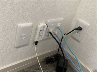千葉県柏市　家庭用LANケーブル敷設工事