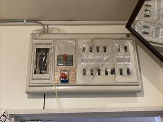 千葉県柏市　家庭用分電盤交換、専用回路増設工事