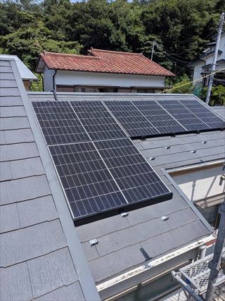 神奈川県横浜市 家庭用太陽光発電(カナディアンソーラー3.5kW+カナディアンソーラーEPCUBE13.3kWh)設置工事