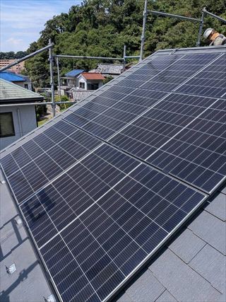 神奈川県横浜市 家庭用太陽光発電(カナディアンソーラー3.5kW+カナディアンソーラーEPCUBE13.3kWh)設置工事