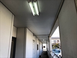 茨城県かすみがうら市　お客様管理物件（アパート）　共用灯照明LED化工事2