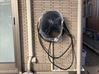 茨城県守谷市　電気自動車用充電設備設置工事（ベンツ　ウォールユニット）4