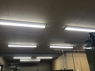 千葉県野田市　工場照明LED化＋有圧扇交換工事12