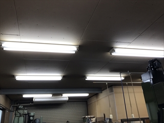 千葉県野田市　工場照明LED化＋有圧扇交換工事6