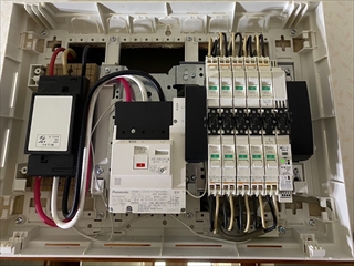 増渕電気　分電盤交換工事（感震ブレーカー付き）2